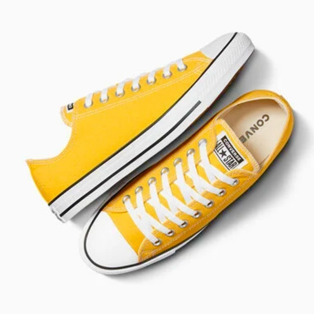 Converse Yellow Low-Top Sneakers